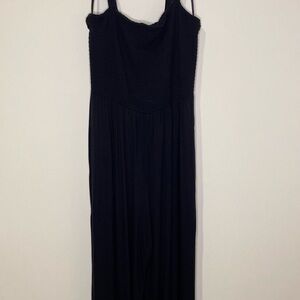 Soma Black Sleeveless Cowl Neck Maxi Dress